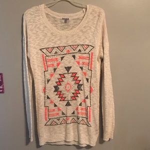 Tribal sweater from Charlotte Russe